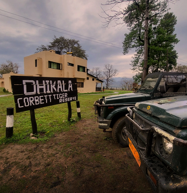 Forest Rest House of Dhikala Zone with 2 Time Gypsy Safaris (1N/2D)